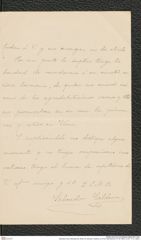 Nachlass Franz Steindachner, Brief von Salvador Calderon an Franz Steindachner (17.05.1883), Inv.Nr. 71.01, Seite 3